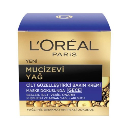 Loreal Paris Mucizevi Yağ Gece Bakım Kremi 50 ml