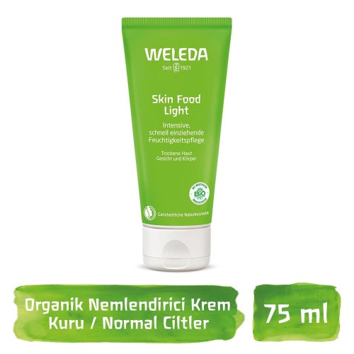 Weleda Skin Food Light Normal ve Kuru Ciltler İçin Nemlendirici ve Besleyici Organik Bakım Kremi 75ml