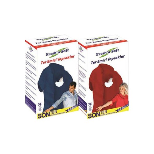 Fresh'n Soft Koltuk Altı Tek Kullanımlık Ter Önleyici Emici Yapraklar Iki Kutu -28 Adet