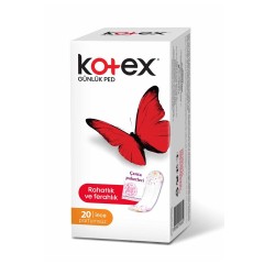 Kotex Pantyliners Günlük Ped İnce 20 Adet
