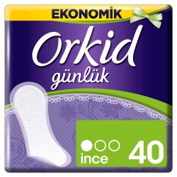 Orkid Yaprak Günlük Ped Normal Ekonomik Paket 40 Ped