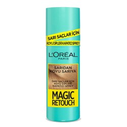 Loreal Paris Magic Retouch Koyu Dipleri Kapatıcı Sprey - Koyu Sarı 75ml